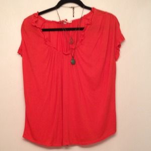 SOLD-Joie soft size medium orange top