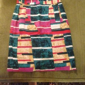 Knee length pencil skirt