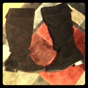 Black Suede High Boots & Heels! Reserved
