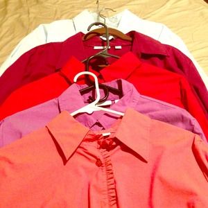 5 long sleeve dress shirts ON HOLD