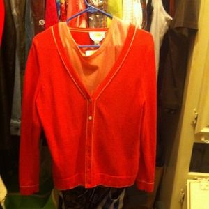 Talbot's pure cashmere sweater set.