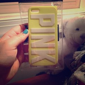 Victorias Secret Yellow iPhone 5 case