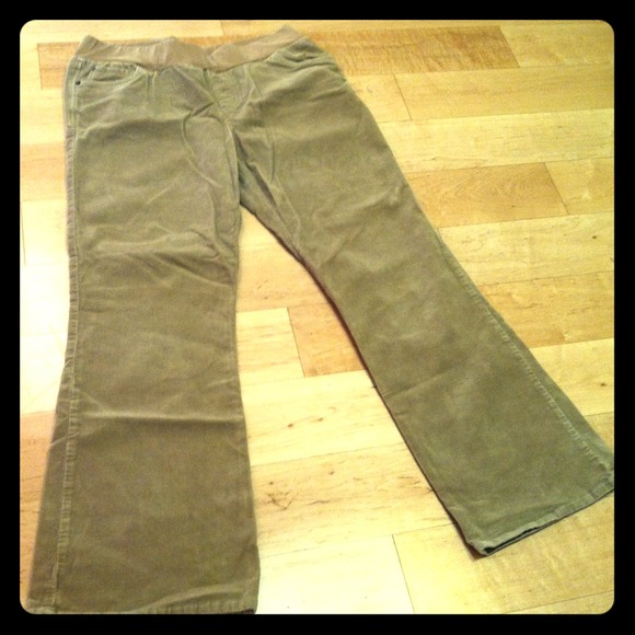 Maternity Corduroy Pants - Picture 1 of 4