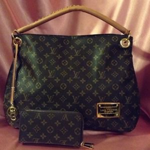 LV handbag and wallet