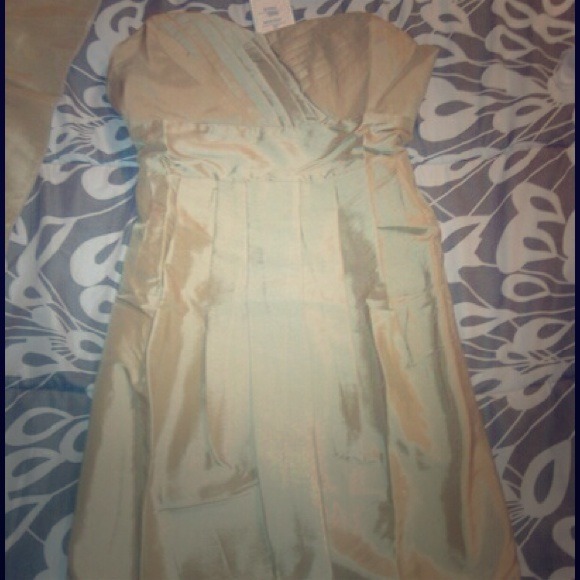 Champagne bubble dress with shrug CLOSING SALE!!