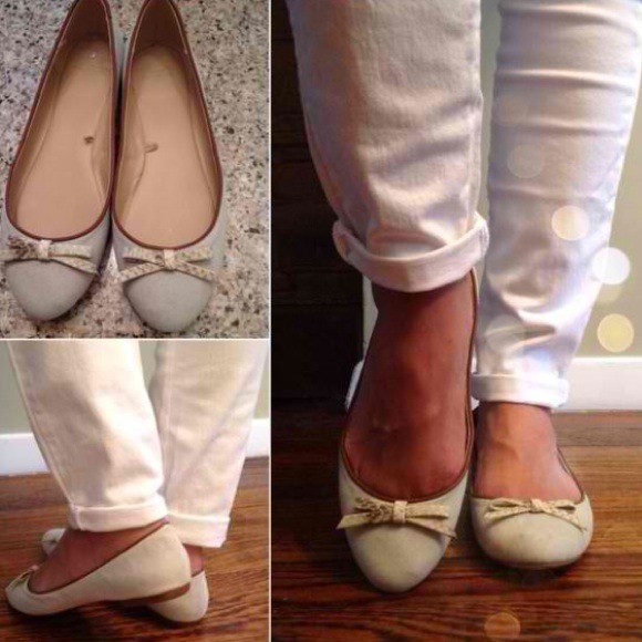 🚫Sold❎Zara mint pastel  flats with bow - Picture 4 of 4