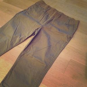 Dark Khaki Maternity Pants