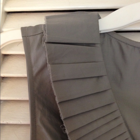 🚫 sold in bundle 🚫Grey & navy Ann Taylor dress - Picture 3 of 4