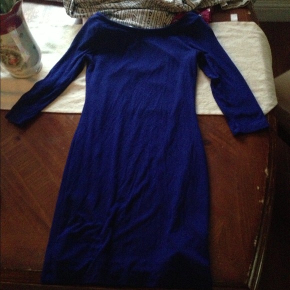 Forever 21 blue dress w/ crisscross back!