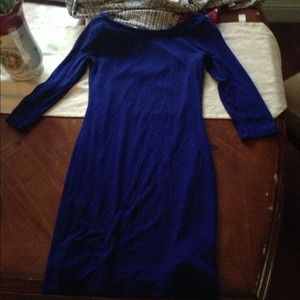 Forever 21 blue dress w/ crisscross back!