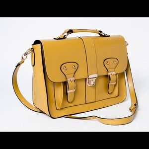 Mustard Messenger Cross Body Handbag