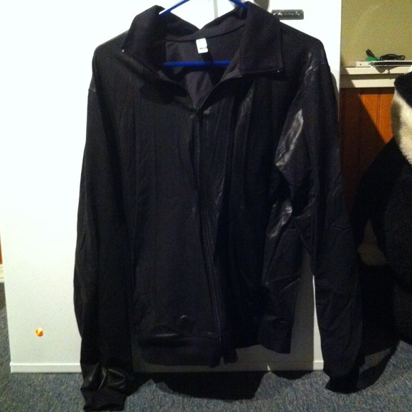 Black Moto Style Jacket - Picture 2 of 3