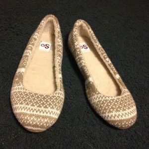 Cute knit flats