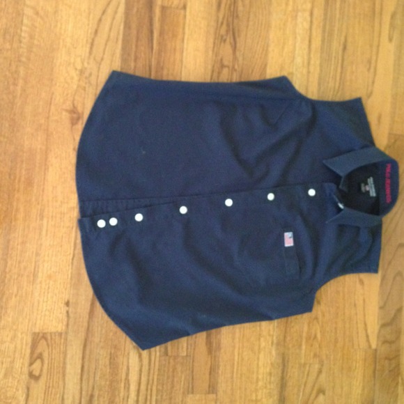 Ralph Lauren botton down navy shirt
