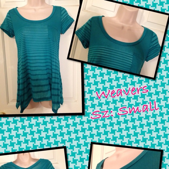 🔻Reduced🔻Weavers Teal & Turquoise Top