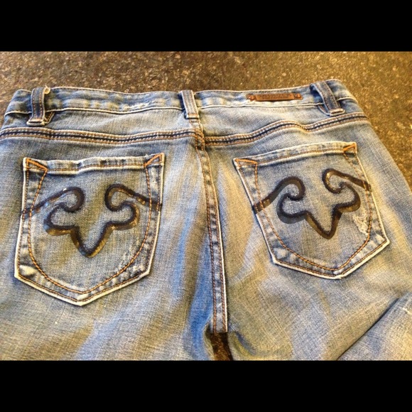 ReRock for Express Bootcut Jean in Vintage Wash - Picture 4 of 4