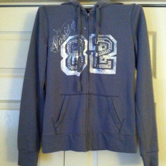 Zip up hooded sweatshirt