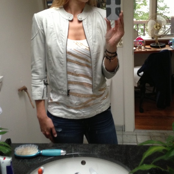 SOLD! Bundle!  leather moto jacket/ jeans