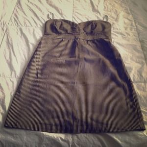 Strapless Volcom pinstripe dress