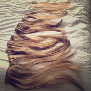 Colored extensions. 14 inches.