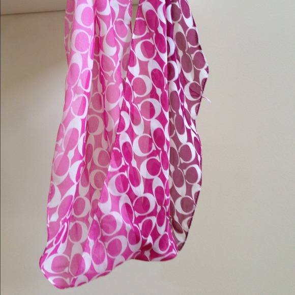 Authentic Coach Silk Scarf - Picture 4 of 4