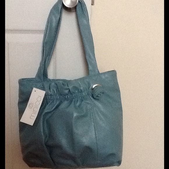 nwt minicci turquiose bag
