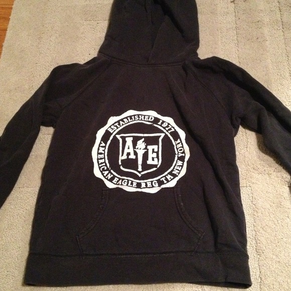 Black American eagle hoodie