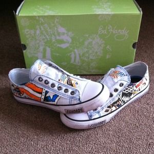 🔴Ed Hardy shoas🔴