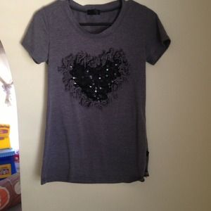 T-shirt with heart