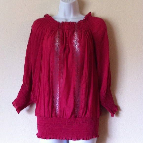 Magenta Blouse