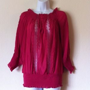 Magenta Blouse