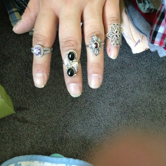 Silver with chip diamonds