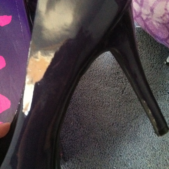 Deep purple Peek toe heels🇺🇸4th of July sale🇺🇸 - Picture 4 of 4