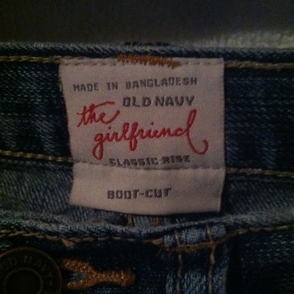 Girls Old Navy boot cut jeans sz 10 slim - Picture 2 of 3