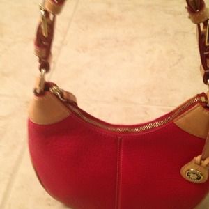 Red Leather Purse