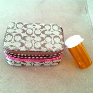 *****Reserved*****Coach Signature Pill Case