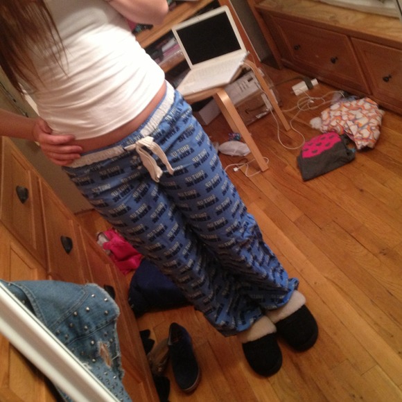 Victoria's Secret Pants - Victoria's Secret Blue Pajama Pants