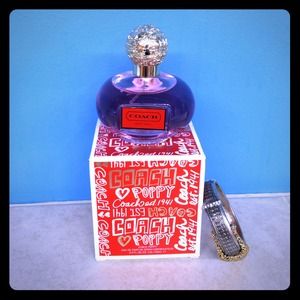 💜Poppy "coach" perfume💜💄👛 w/bangle bracelet