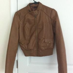 Leather like jacket
