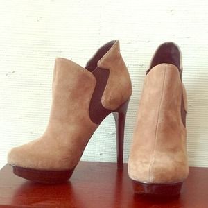 Brown booties
