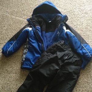 Youth boys winter coat with snow pants