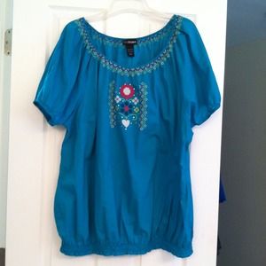 22/24 Lane Bryant Peasant Top