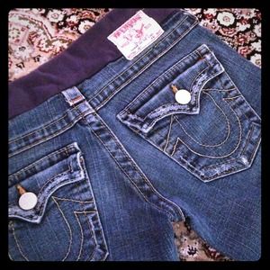 True Religion Maternity Jeans sz 27 fits like 26
