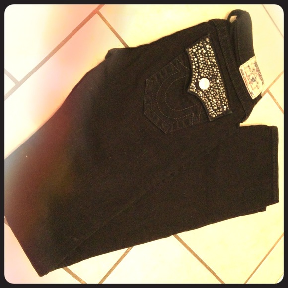 True Religion Black Jeans