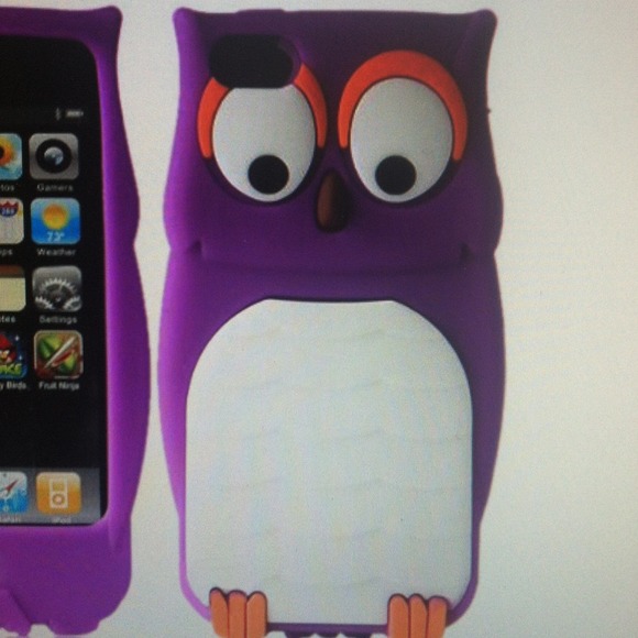 Owl iPhone 5 case purple
