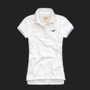 Teal polo from hollister