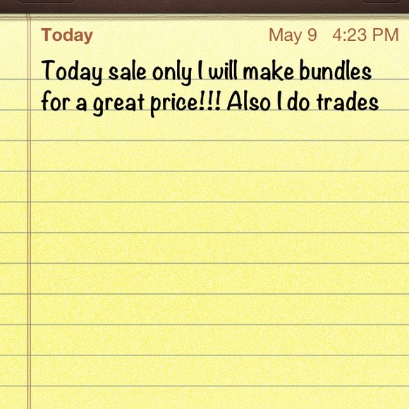Sale/bundles/trades