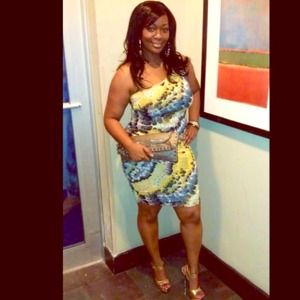 Super sexy one shoulder dress