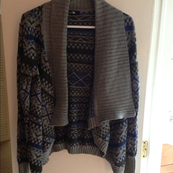 Reserved! Grey and blue sweater