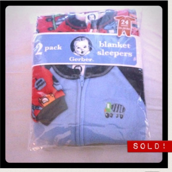 Baby- 2 pack of blanket sleepers! Brand new! 24mo.